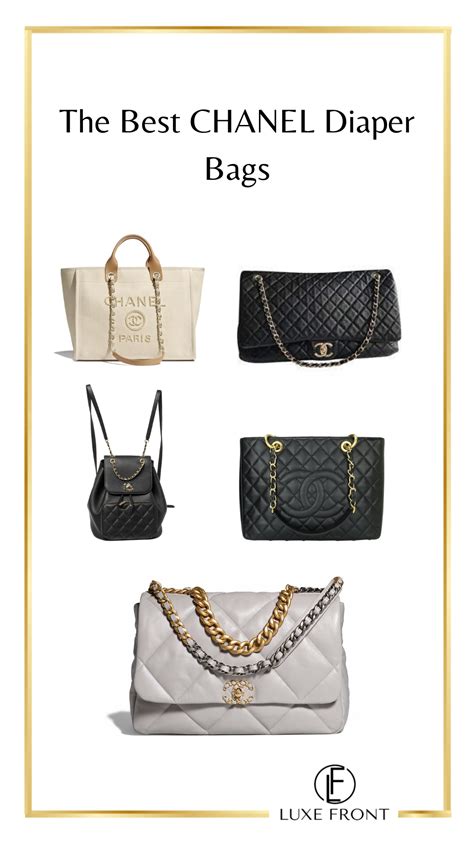 chanel diaper bag sale|designer backpack leather diaper bag.